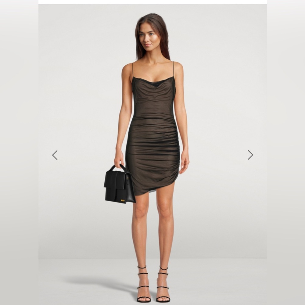 Perry Layered Mesh Mini Dress